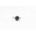 Pendant Ring Stud Earrings Set 925 Sterling Silver Black Star Gem Stone C796